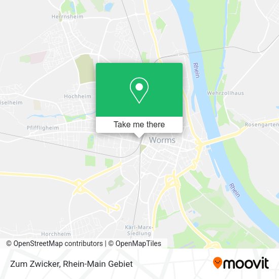 Карта Zum Zwicker