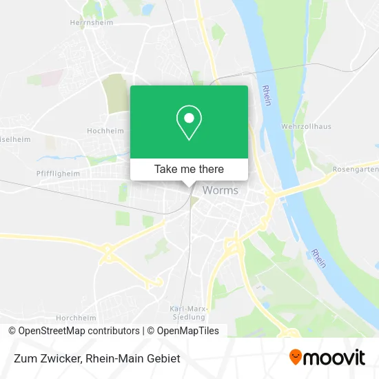 Карта Zum Zwicker