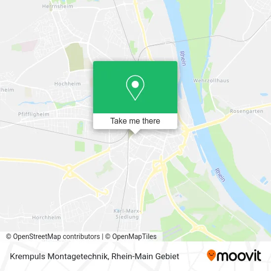 Карта Krempuls Montagetechnik
