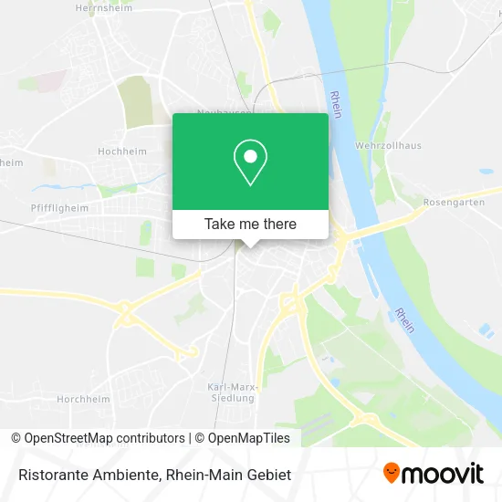 Карта Ristorante Ambiente