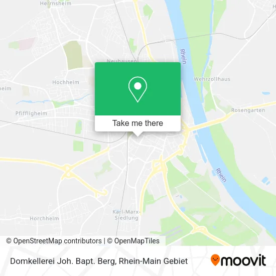 Карта Domkellerei Joh. Bapt. Berg