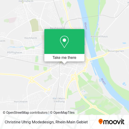 Карта Christine Uhrig Modedesign