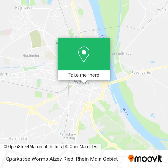 Карта Sparkasse Worms-Alzey-Ried