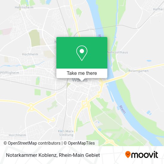 Карта Notarkammer Koblenz