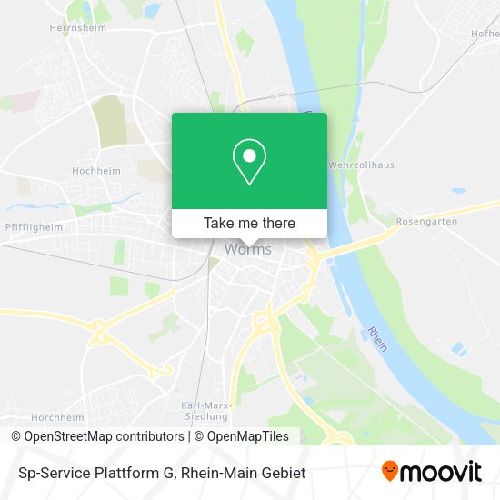 Карта Sp-Service Plattform G