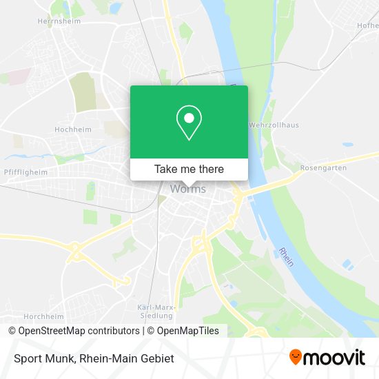 Карта Sport Munk