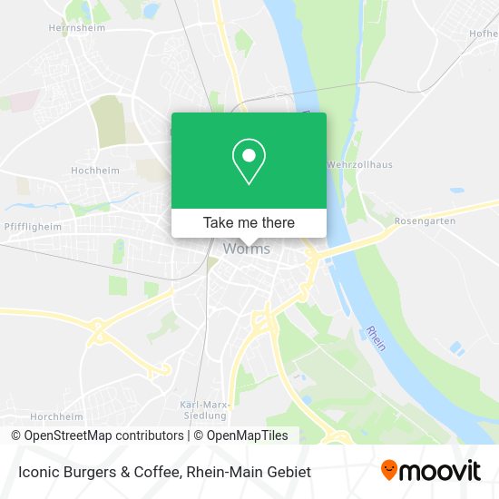 Карта Iconic Burgers & Coffee