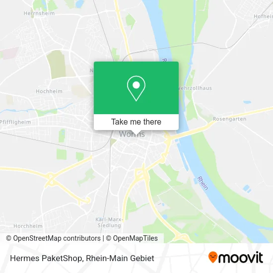 Карта Hermes PaketShop