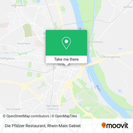 Карта Die Pfälzer Restaurant