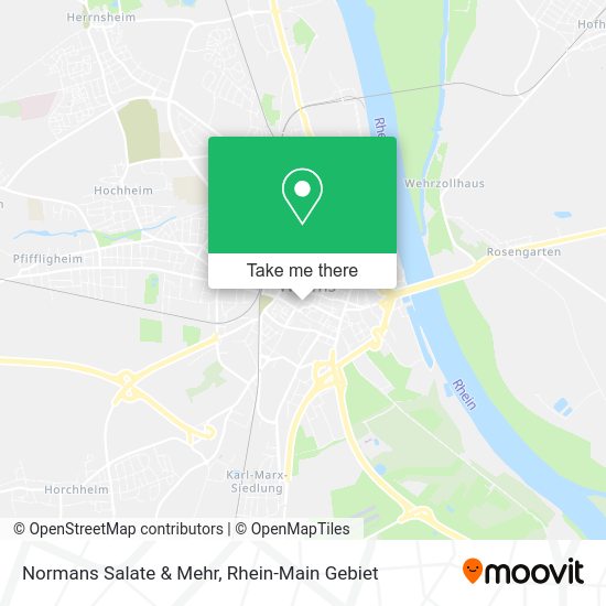 Карта Normans Salate & Mehr