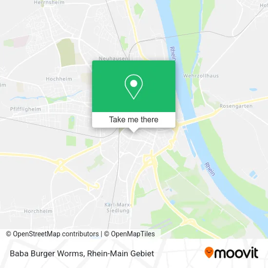 Карта Baba Burger Worms