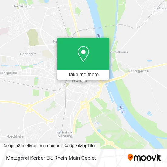 Карта Metzgerei Kerber Ek