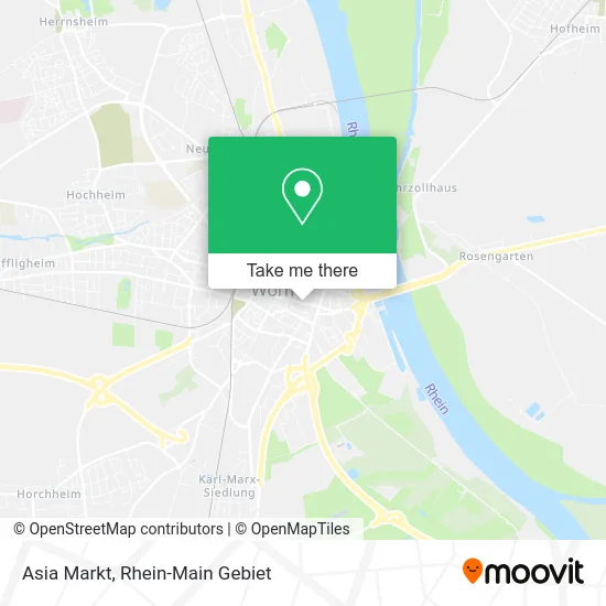 Карта Asia Markt