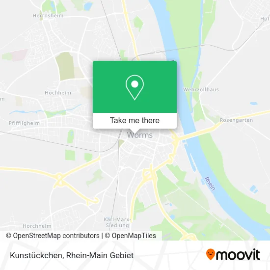 Карта Kunstückchen