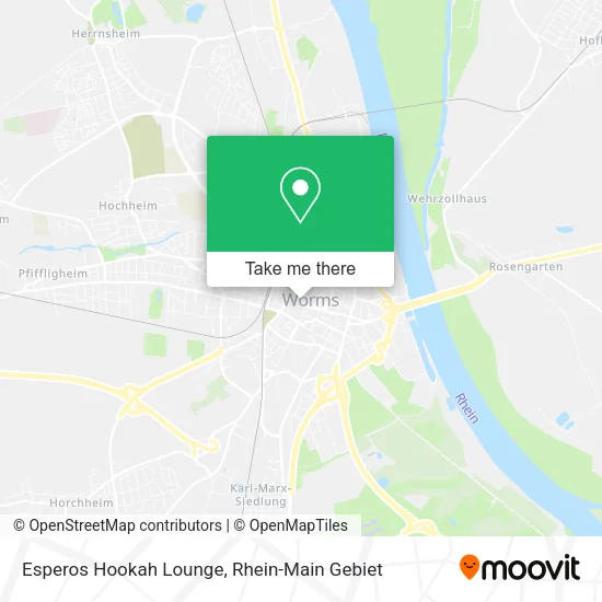 Карта Esperos Hookah Lounge
