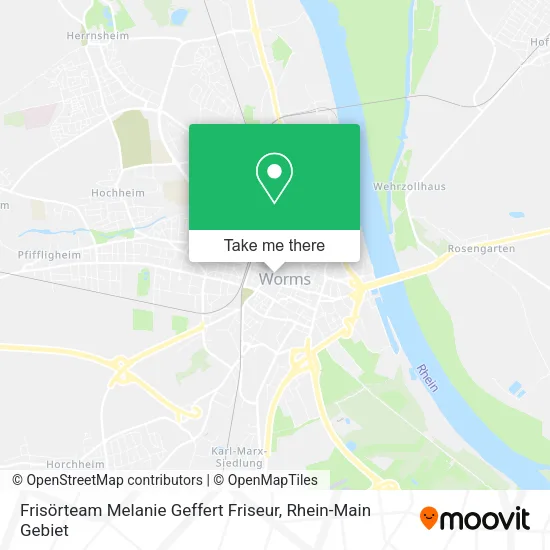 Карта Frisörteam Melanie Geffert Friseur