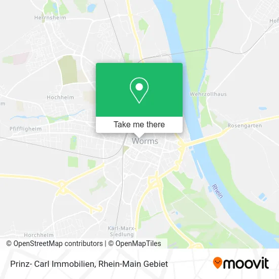 Карта Prinz- Carl Immobilien