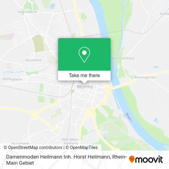 Карта Damenmoden Heilmann Inh. Horst Heilmann