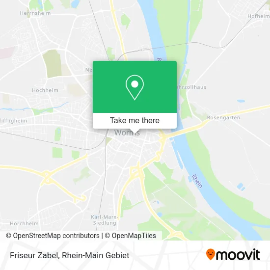 Карта Friseur Zabel