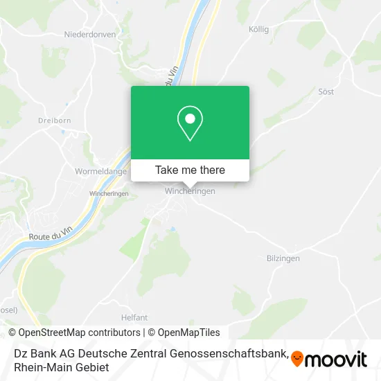 Карта Dz Bank AG Deutsche Zentral Genossenschaftsbank