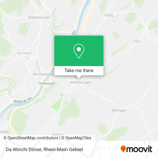Карта Da Winchi Döner