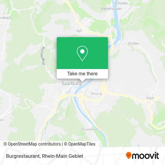 Burgrestaurant map