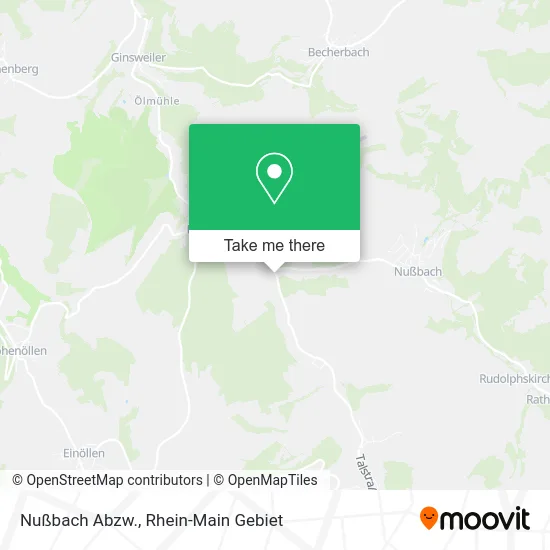Карта Nußbach Abzw.