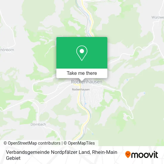 Карта Verbandsgemeinde Nordpfälzer Land
