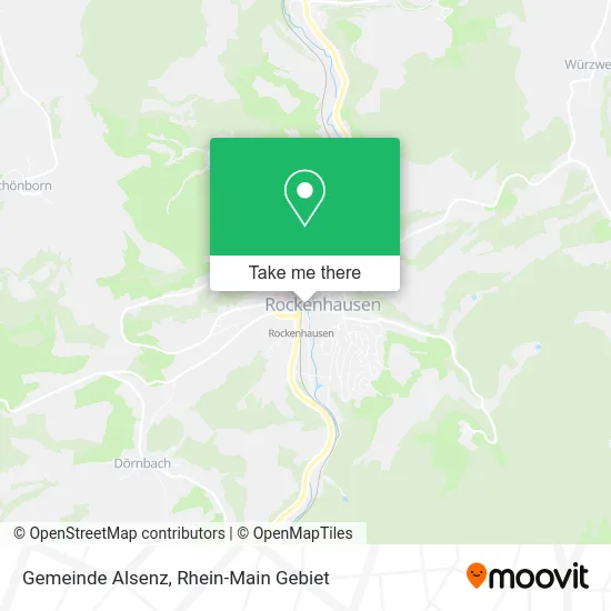 Карта Gemeinde Alsenz
