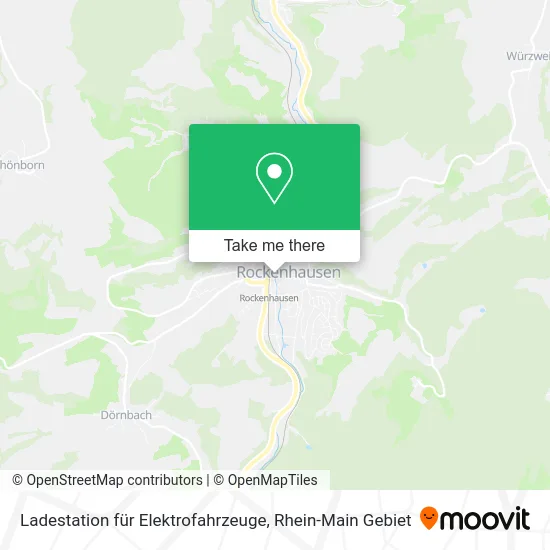 Карта Ladestation für Elektrofahrzeuge