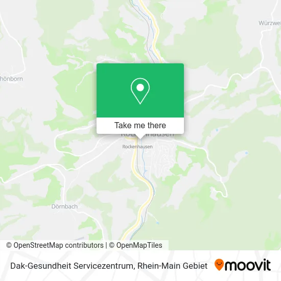Карта Dak-Gesundheit Servicezentrum