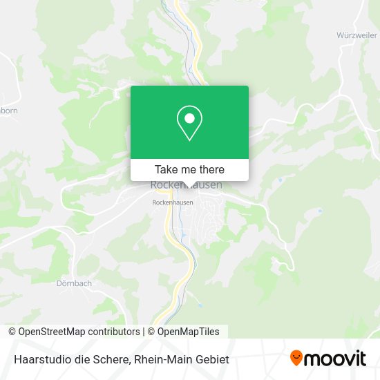 Карта Haarstudio die Schere