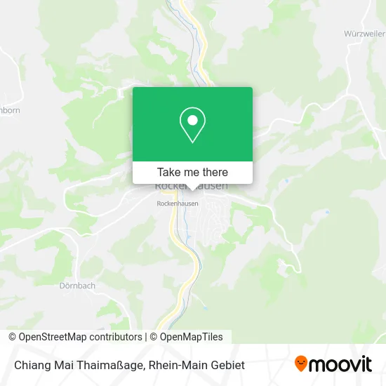 Карта Chiang Mai Thaimaßage