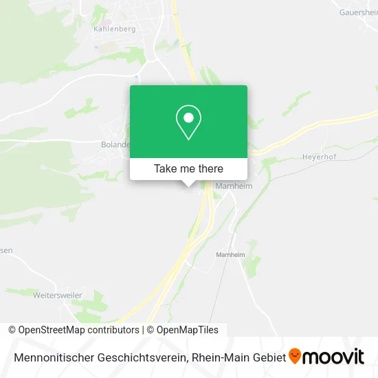Карта Mennonitischer Geschichtsverein