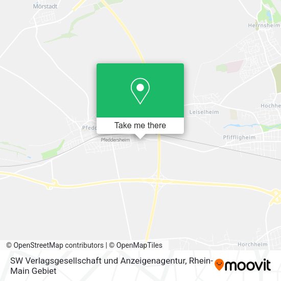 Карта SW Verlagsgesellschaft und Anzeigenagentur