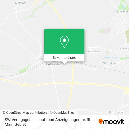 Карта SW Verlagsgesellschaft und Anzeigenagentur