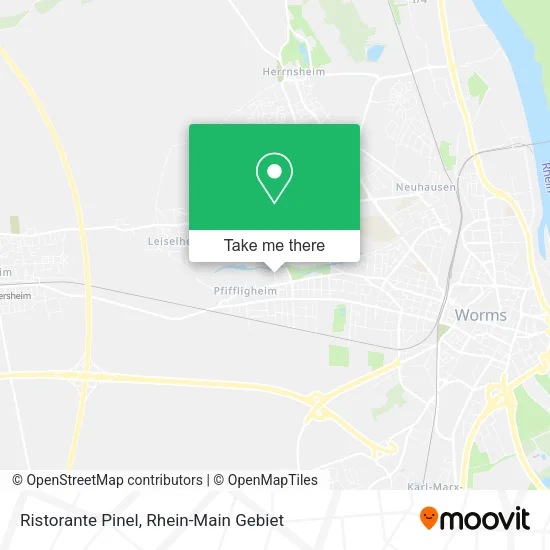 Карта Ristorante Pinel