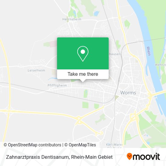 Карта Zahnarztpraxis Dentisanum