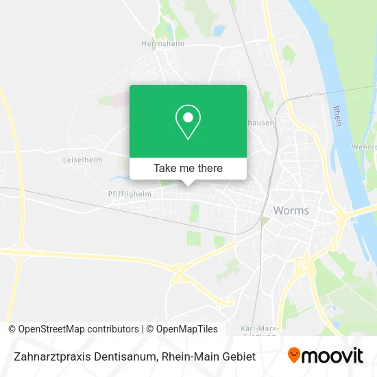 Карта Zahnarztpraxis Dentisanum