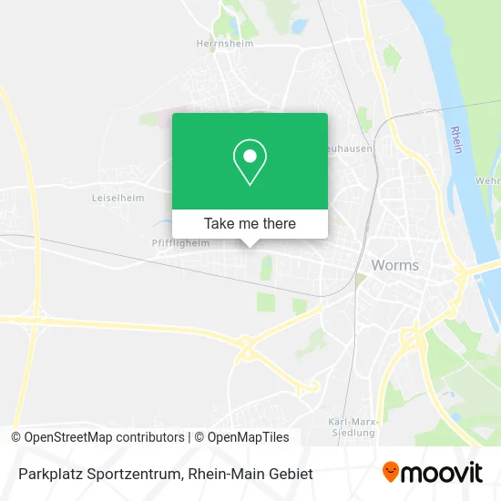 Карта Parkplatz Sportzentrum