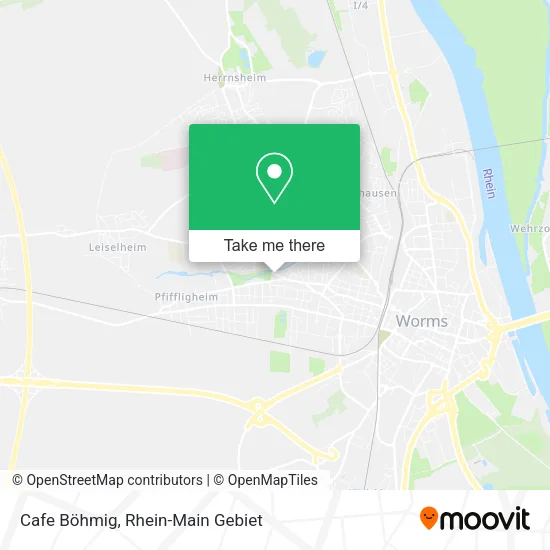 Карта Cafe Böhmig