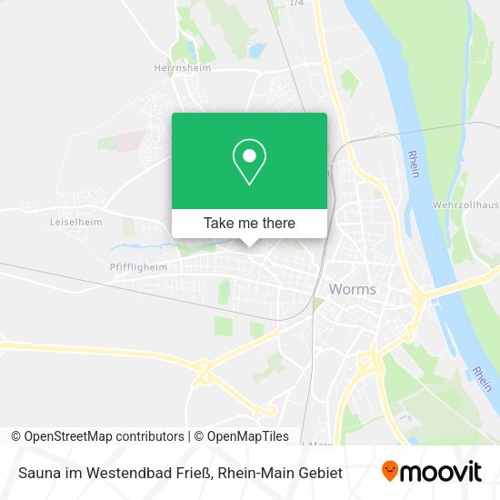Карта Sauna im Westendbad Frieß