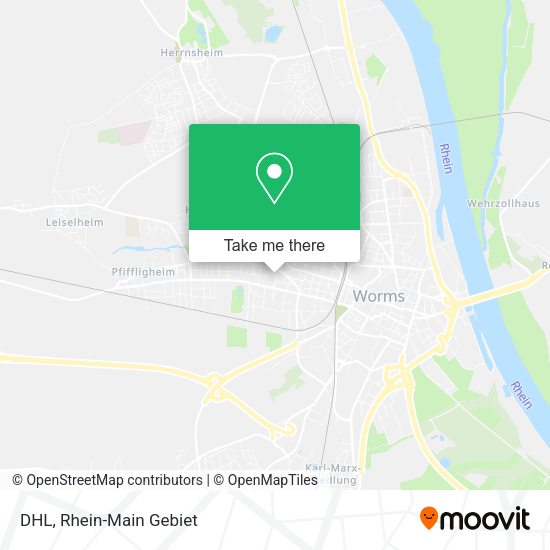 Карта DHL