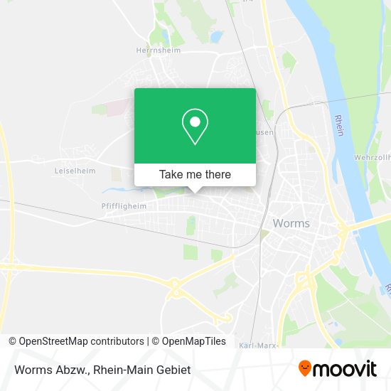 Карта Worms Abzw.