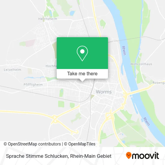 Карта Sprache Stimme Schlucken