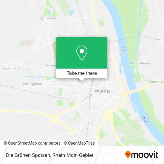 Карта Die Grünen Spatzen