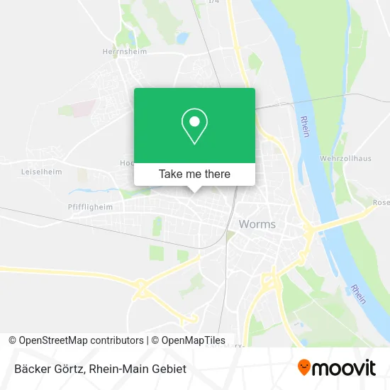 Карта Bäcker Görtz