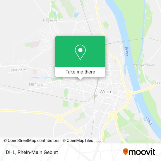 Карта DHL