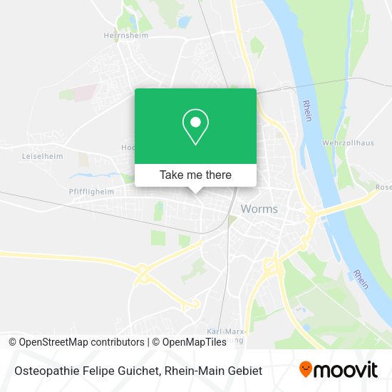 Карта Osteopathie Felipe Guichet