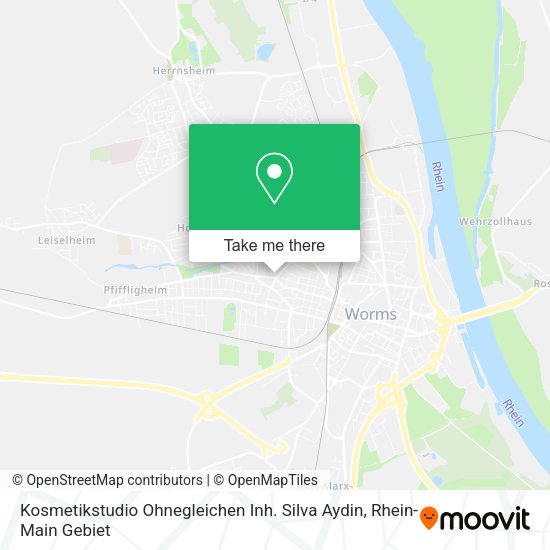 Карта Kosmetikstudio Ohnegleichen Inh. Silva Aydin